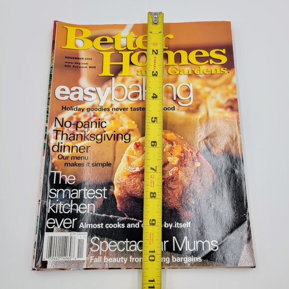 Better Homes & Gardens Magazine November 2000 Easy Baking Christmas Country Styl - Picture 13 of 13